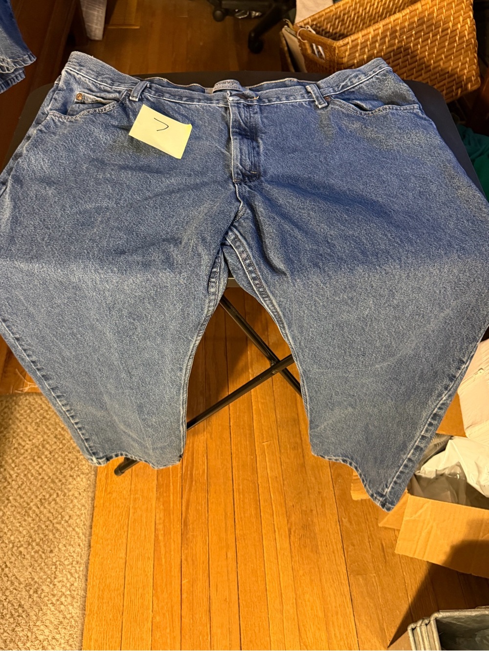 Wrangler Authentics Classic Blue Men's Relaxed Fit Jeans Size 42